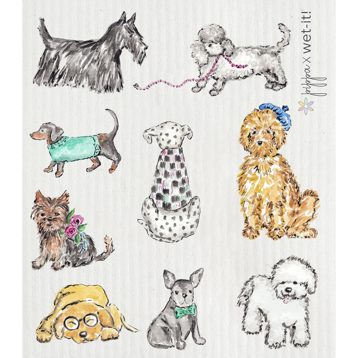 Swedish Dishcloth - Dog Fancy