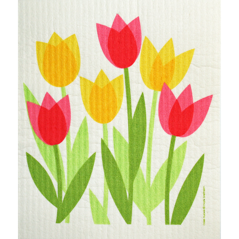 Swedish Dishcloth - Tulip Field
