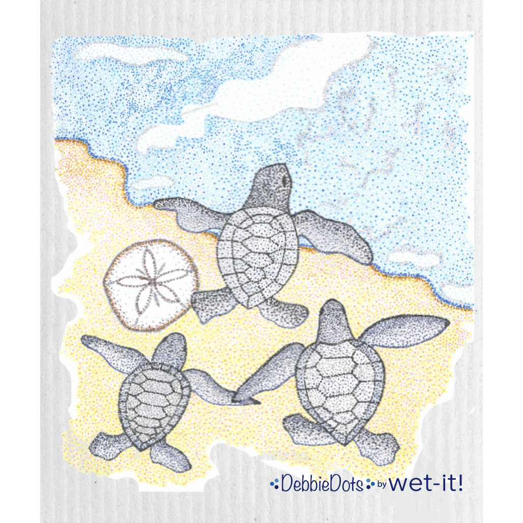 Swedish Dishcloth - Turtle Hatchlings