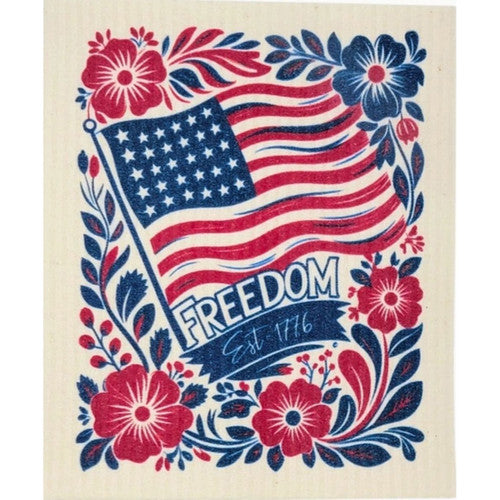 Swedish Dishcloth - 4th of July Freedom