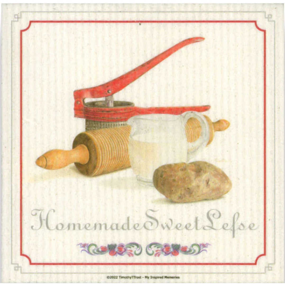 Swedish Dishcloth - Homemade Sweet Lefse