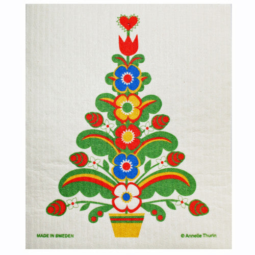 Swedish Dishcloth - Candle Tree
