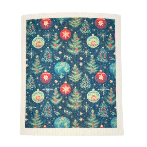 Swedish Dishcloth - Christmas Ball and Tree