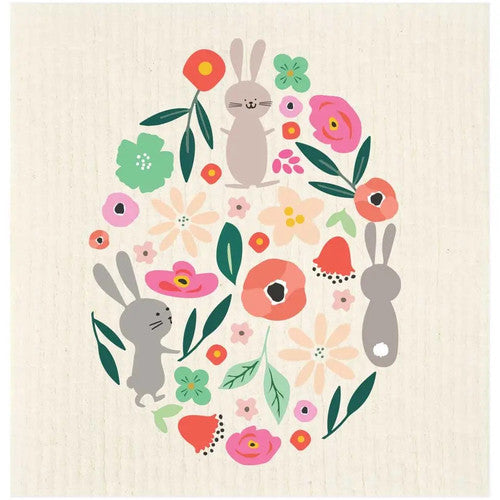 Swedish Dishcloth - Easter Egg Spring Mosaic
