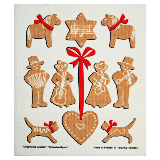 Swedish Dishcloth - Gingerbread