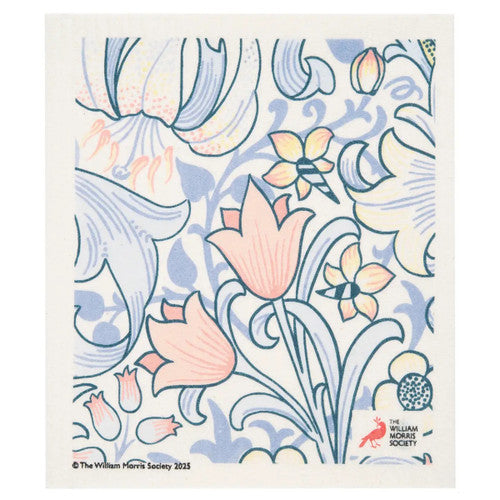 Swedish Dishcloth - Golden Lily Blue