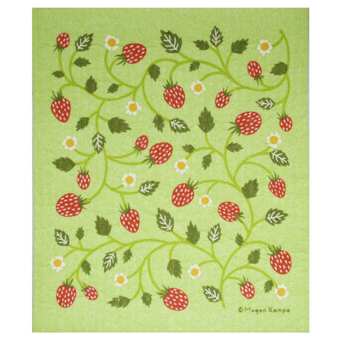 Swedish Dishcloth - Strawberry Patch