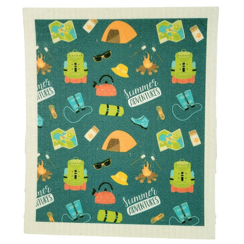 Swedish Dishcloth - Summer Adventures