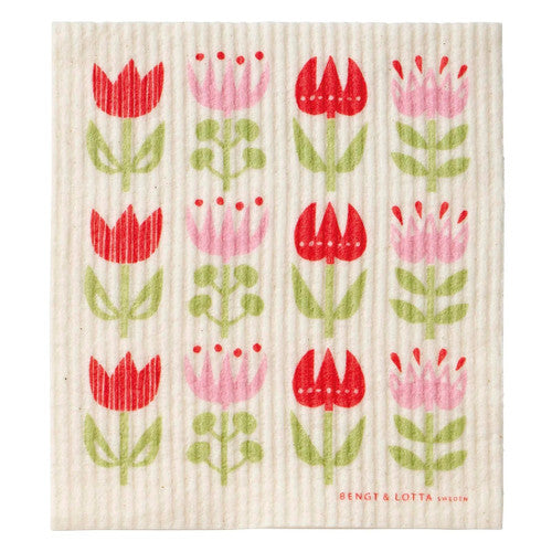 Swedish Dishcloth - Tulip Red