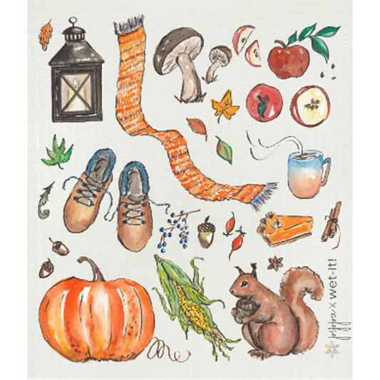 Swedish Dishcloth - Autumn Glow