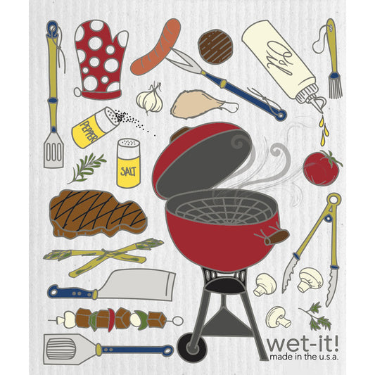 Swedish Dishcloth - Barbecue Time
