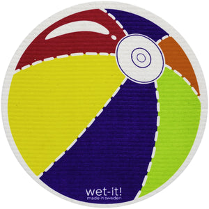 Swedish Dishcloth - Beach Ball Round