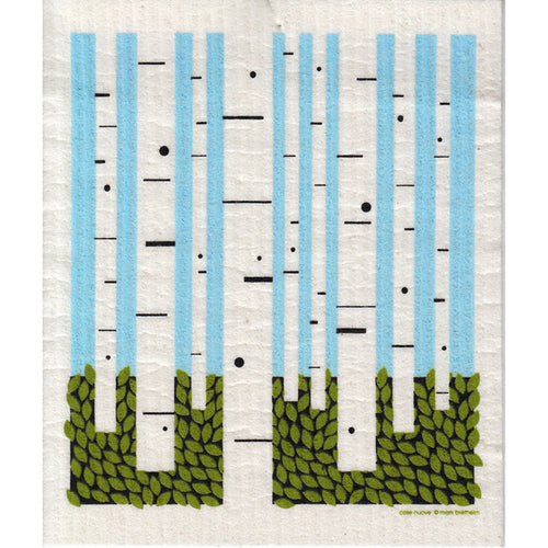 Swedish Dishcloth - Birch Forest