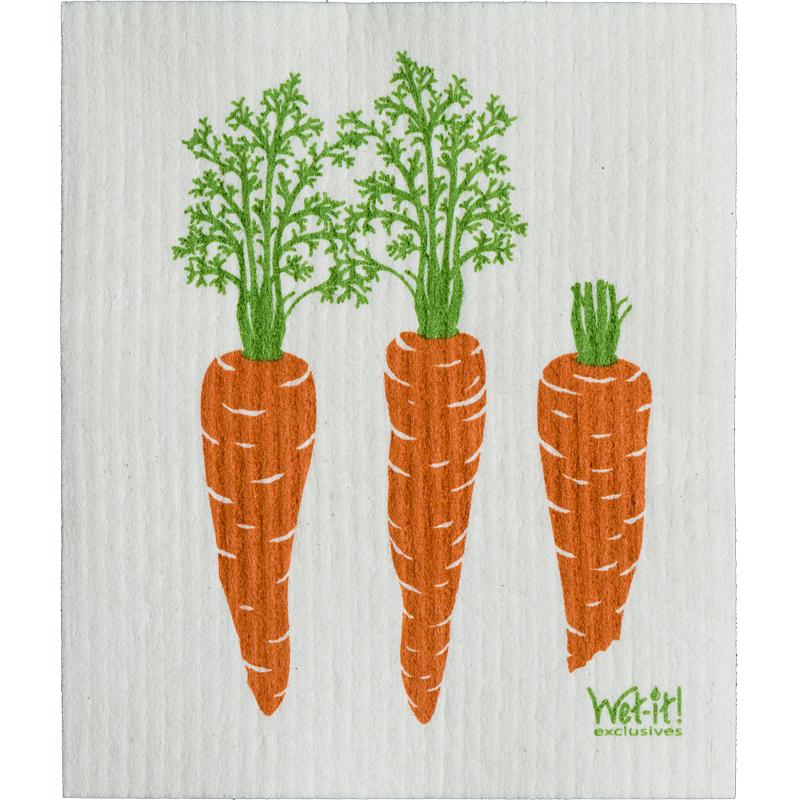 Swedish Dishcloth - Carrots by Row