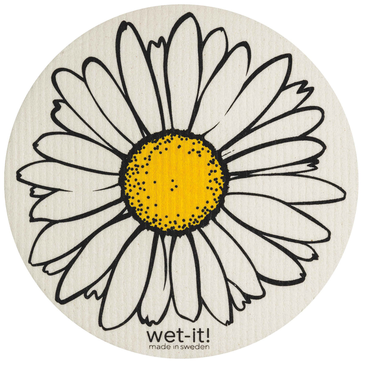 Swedish Dishcloth - Daisy Round