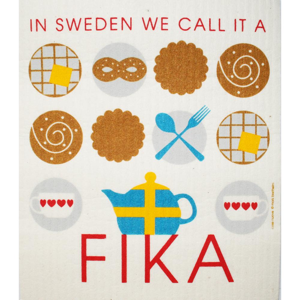 Swedish Dishcloth - Fika