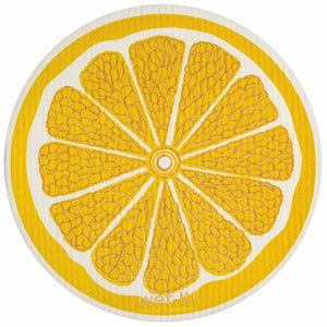 Swedish Dishcloth - Lemon Round