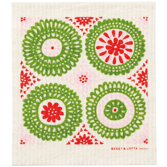 Swedish Dishcloth - Lousie Green