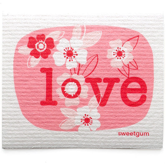 Swedish Dishcloth - Love
