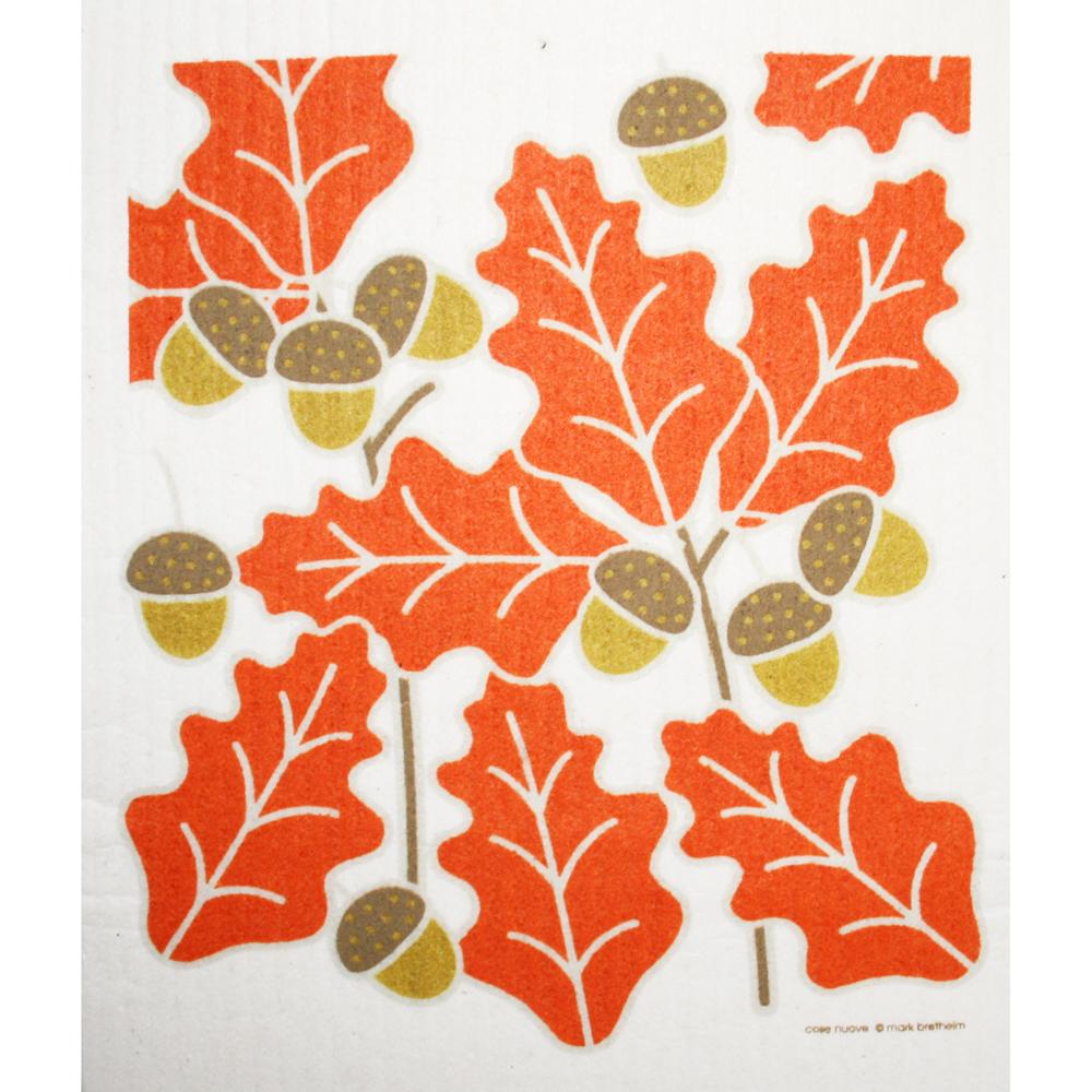 Swedish Dishcloth - Oak Leaves