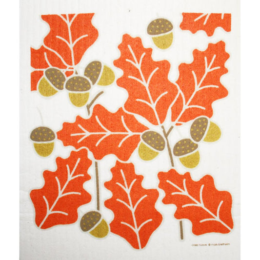 Swedish Dishcloth - Oak Leaves
