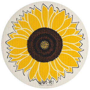 Swedish Dishcloth - Sunflower Round