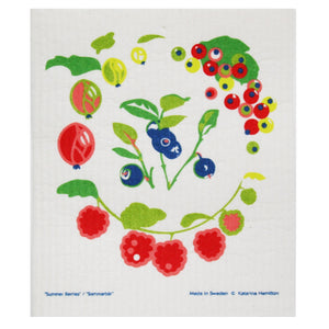 Swedish Dishcloth - Summer Berries