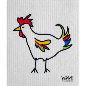 Swedish Dishcloth - The Rooster